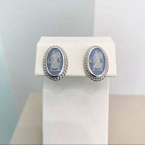 Wedgwood stud earrings